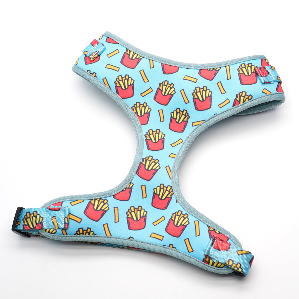 french fries soft dog harness 