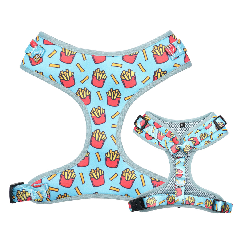 french fries soft dog harness 
